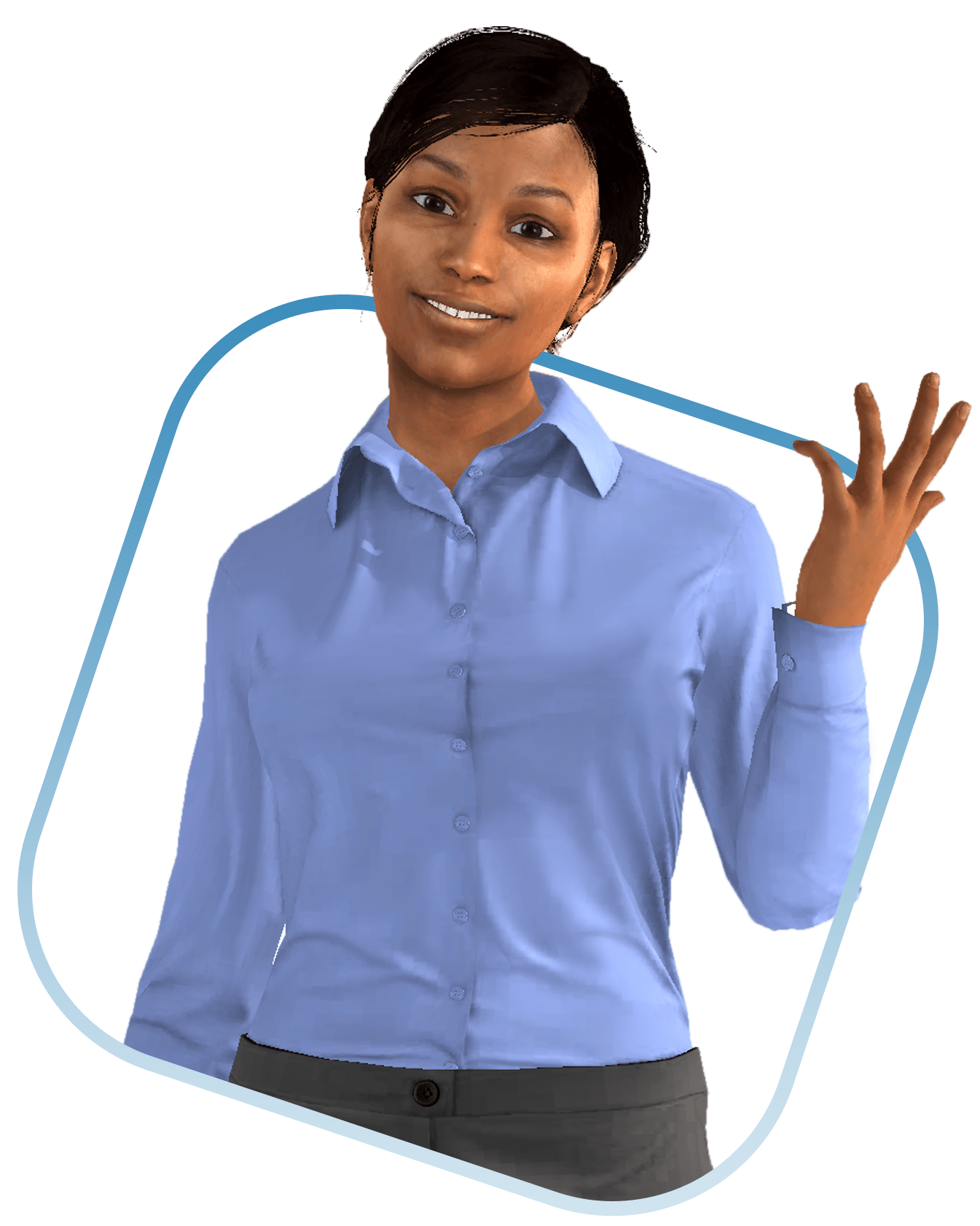 Audrey - Virtual Training Suite character