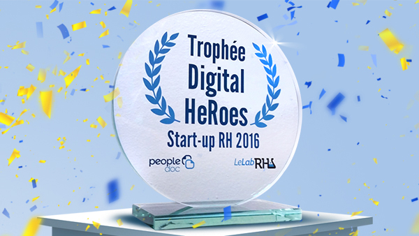 Serious Factory élue startup RH de l’année 2016 au Digital Heroes Day