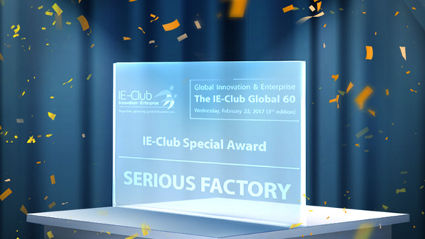 Serious Factory remporte le Prix spécial du jury à l’IE Club Global 60 et s’affirme comme « Global Leader » du Digital Learning