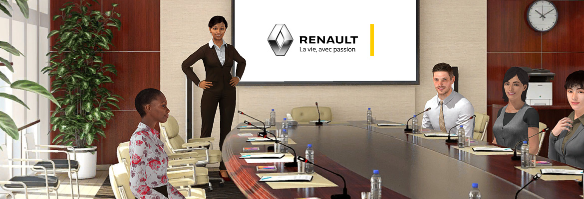 Serious Factory a réalisé pour le Groupe Renault un « serious game » pour développer les compétences comportementales de ses collaborateurs dans le monde