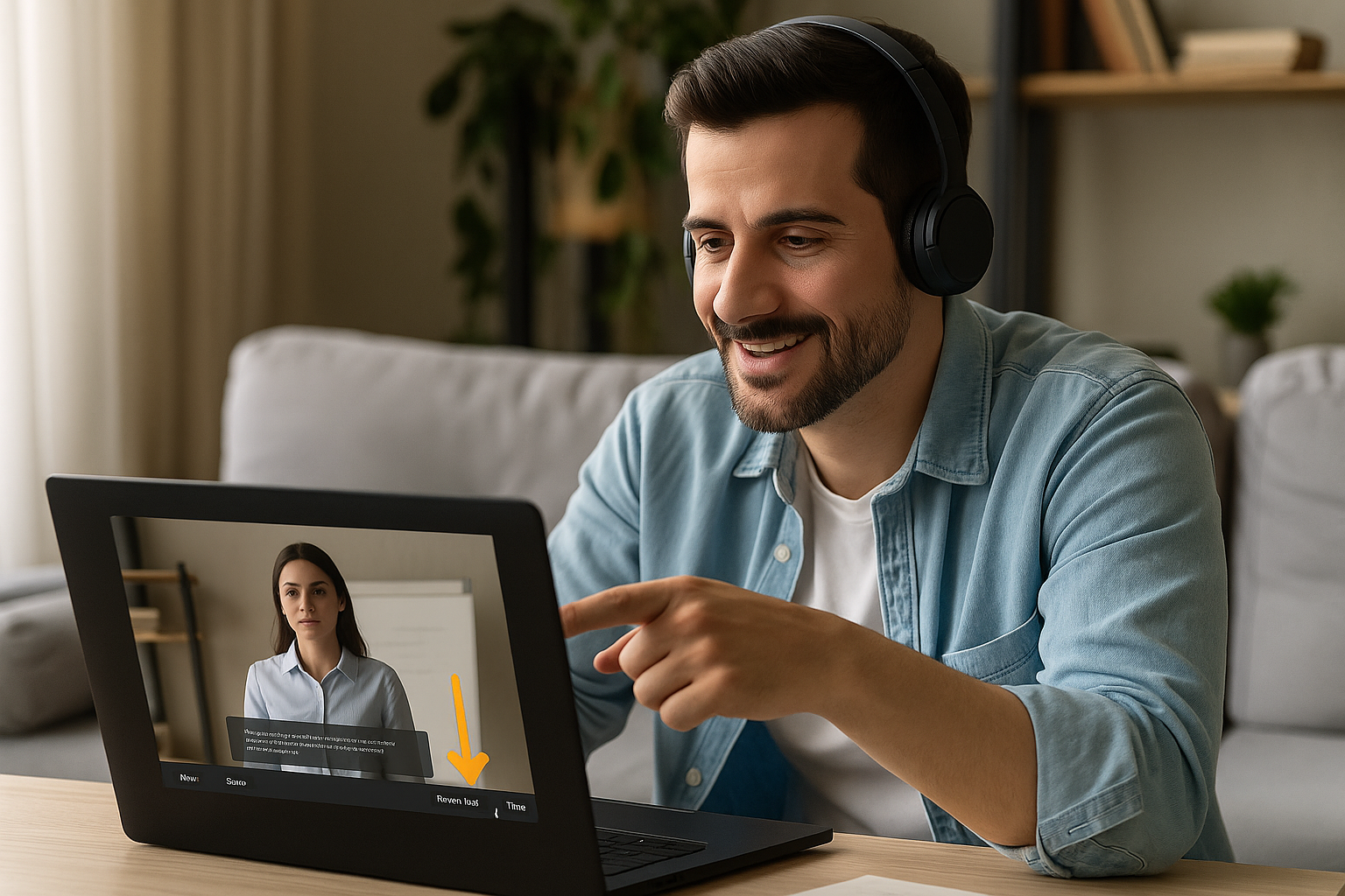 bloc Montrer interface e-learning