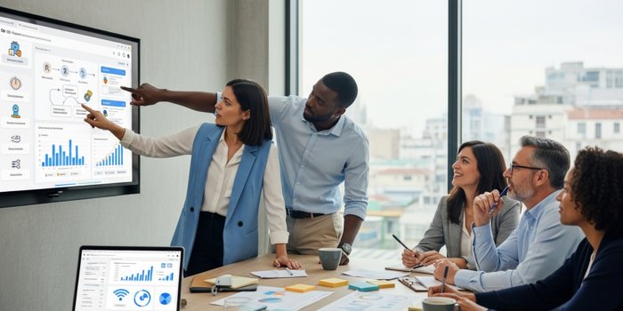 How to Transform a Business Objective into an Interactive Learning Situation?