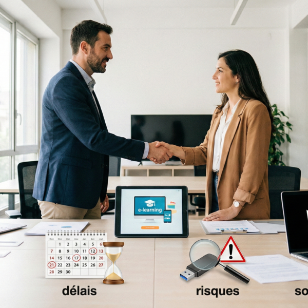 Externaliser un module e-learning : ROI, délais, risques et solutions rapides Externaliser un module e-learning : ROI, délais, risques et solutions rapides