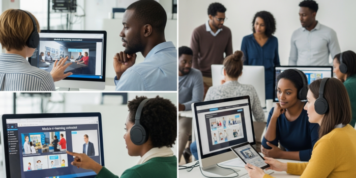 Deploy and manage large-scale scenario-based e-learning pathways