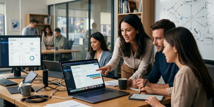 Coût e-learning: accélérez votre production, optimisez l'impact.