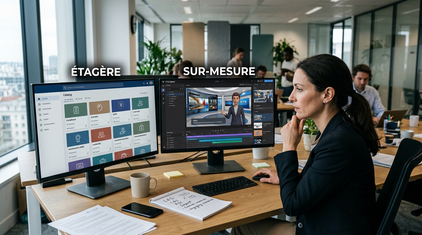 E-learning: Sur-mesure ou étagère? VTS Editor fait le choix de l'impact.
