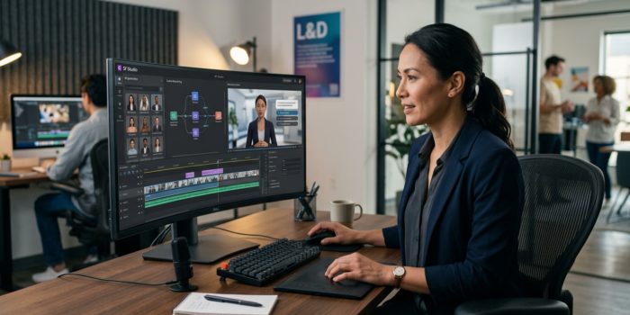 SF Studio: AI to Accelerate Interactive Video Learning Production