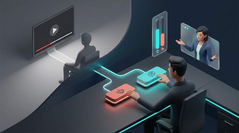 Vidéo interactive L&D : du visionnage passif à l'entraînement