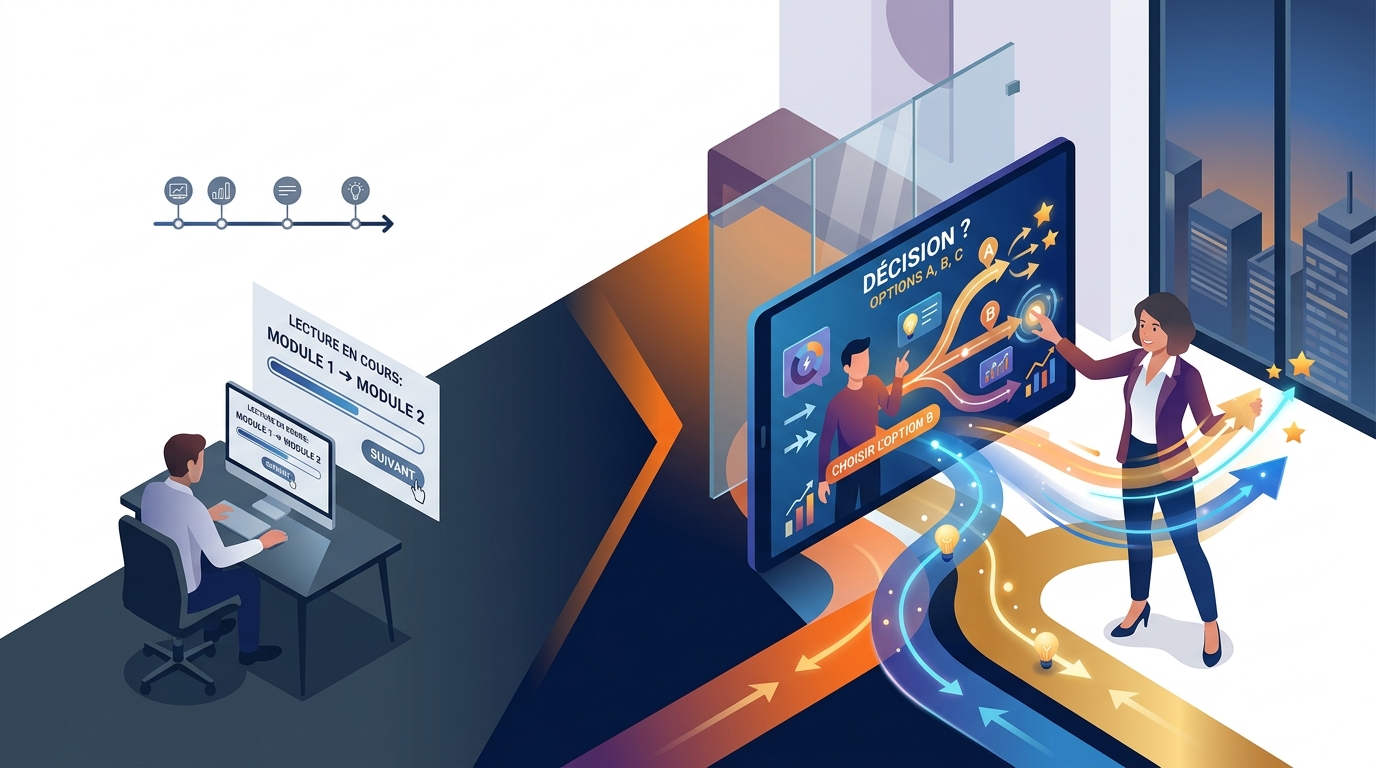 Why Decision-Making Video Outperforms Linear E-Learning