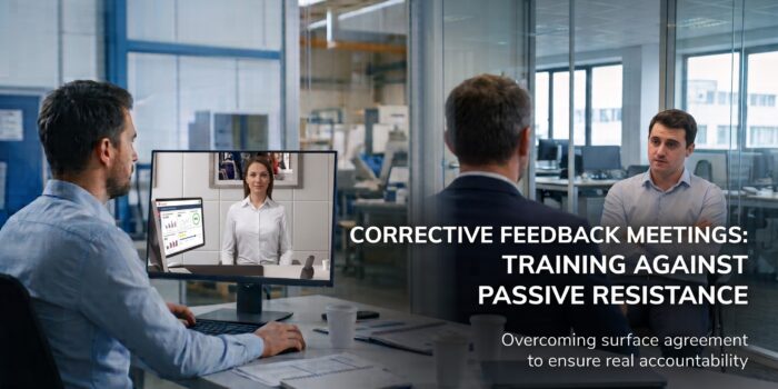 Corrective feedback meetings: overcoming passive resistance