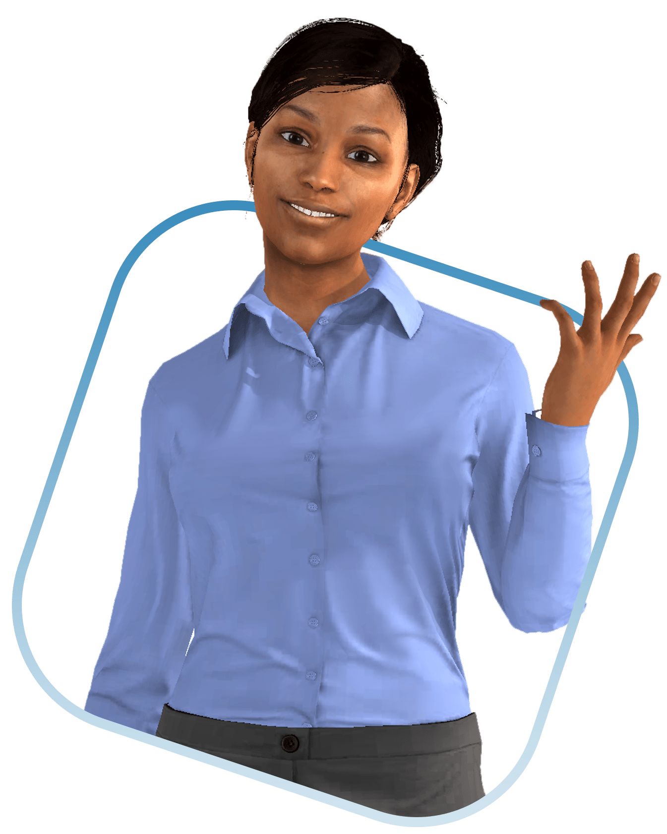 Audrey ‑ Virtual Training Suite character